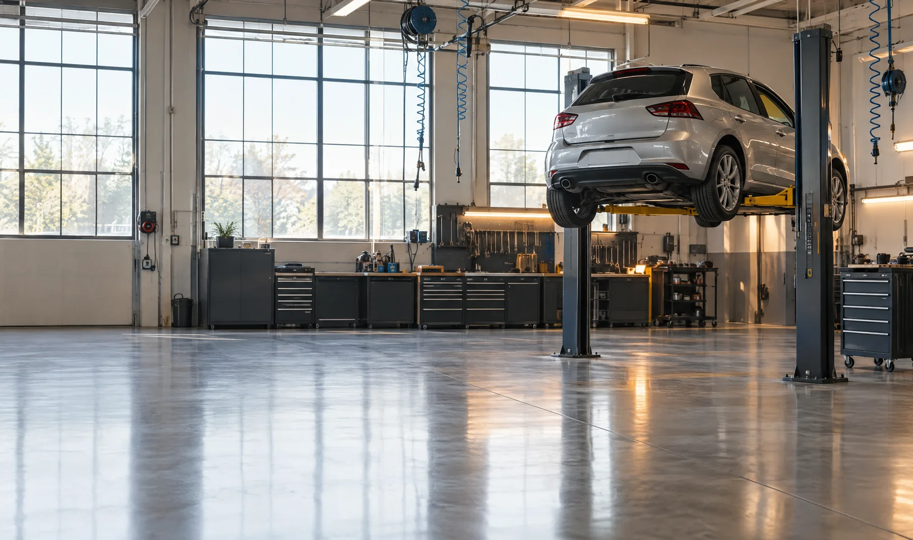 The workshop at Axle & Co
